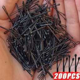 50-200pcs Mini Short Black Hairpins for Women Invisible U-Shaped Bobby Pin Metal Hairpin Barrette Kids Hair Styling Accessories