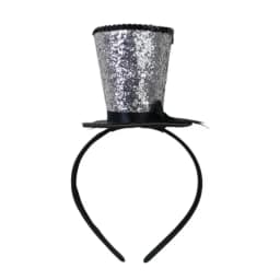 49MF Veil Top Hat Fascinators Hair Hoop Tea Hat for Girls Kids Vintage Pillbox Hat Tea Hat Fascinators Halloween