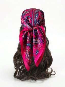 Luxury Print Imitation Silk Square Scarf Women Spring Neck Tie Shawl Wraps Female Hair Hand Wrist Headkerchief Hijab Bandana