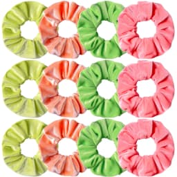 12 Pack Velvet Hair Scrunchies Scrunchy Hair Ties Elastic Hair Bands Ropes Scrunchie for Women or Girls Hair Accessories