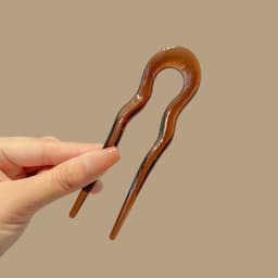 U-Shaped Hair Fork Fashion Tortoiseshell Acetate Hairpin Geometric Design Headwear Hair Sticks Women Girls