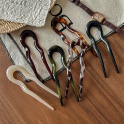 U-Shaped Hair Fork Fashion Tortoiseshell Acetate Hairpin Geometric Design Headwear Hair Sticks Women Girls
