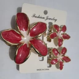 1/3Pcs Elegant Alloy Hawaiian Flower Clips Oil Dropping Hair Accessories Gradient Flower Hair Clip Shark Clip Hairstyles