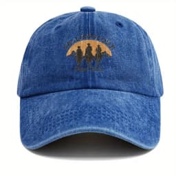 Yellowstone Dutton Farm vintage vintage vintage baseball cap, lightweight dad hat, Western cowboy silhouette and sunset pattern