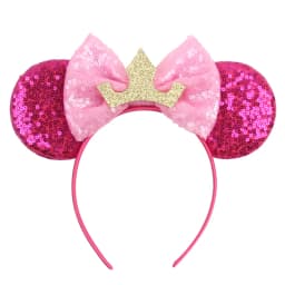 Cute Rapunzel Hair Bands for Women Chameleon Sun Flower Ears Headbands Kids Sequins Bow Hairband Girl Tangled Hair Accessories