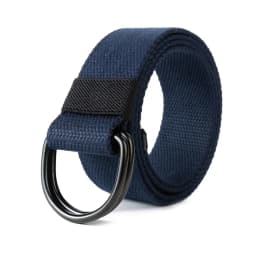 Canvas Men Belt High Quality Unisex Double D-Ring Buckle Waistband Casual Canvas Female Belt Casual Sports Belt Tactical Belts