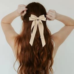 Fashion Fabric Ribbon Hair Bow Hairpin for Women Girls Hair clips Black White Bow Top Clip Female Hair Accessories