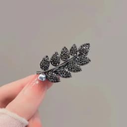 Exquisite Pearl Rhinestone Wheat Hair Clip Temperament Women's Side Bangs Clip Fashion Hairpins Korean Style Hair Accessories
