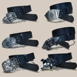 New Retro Men's Belt Bohemian Style Belt Fashion Personalized Belts For Men Women Punk Rock Y2K Waistband For Pants and Jeans