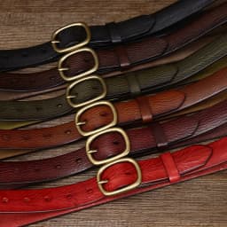 2.8cm Ladies Thick Cowhide Copper Buckle Genuine Leather Jeans Belt Women High Quality Retro Luxury Cintos Female Waistband