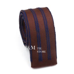 New Knit Ties For Men Casual Skinny Pink Blue Necktie Boys Girls Party Knitted Striped Neck Tie Wedding Groom Necktie Neck Wear