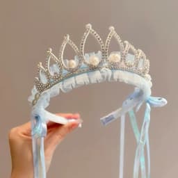 Princess Headband Children's Day Headband Crown Little Girl Hairpin Headband Birthday Hair Accessories