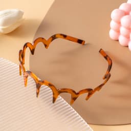 3PCS Korean Women Non-Slip Headband Plastic U Shape Hair Hoops Comb Fixed Teeth Fluffy Top Hair Bands Headwear Hair Accessories