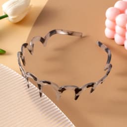 3PCS Korean Women Non-Slip Headband Plastic U Shape Hair Hoops Comb Fixed Teeth Fluffy Top Hair Bands Headwear Hair Accessories