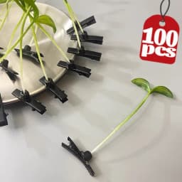 5-100pcs Grass Style Hair Clips Cute Sprout Plant Hairpins Novelty Hair Accessories for Women Girls Party Cosplay Funny Headwear