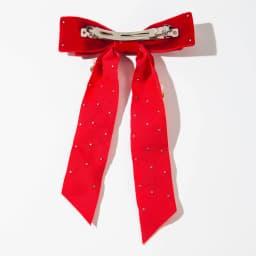 Crystal Hair Accessories Velvet Hair Bow for Women Girls Elegant Pearl Rhinestone Hair Clips French Style Hair Accessories
