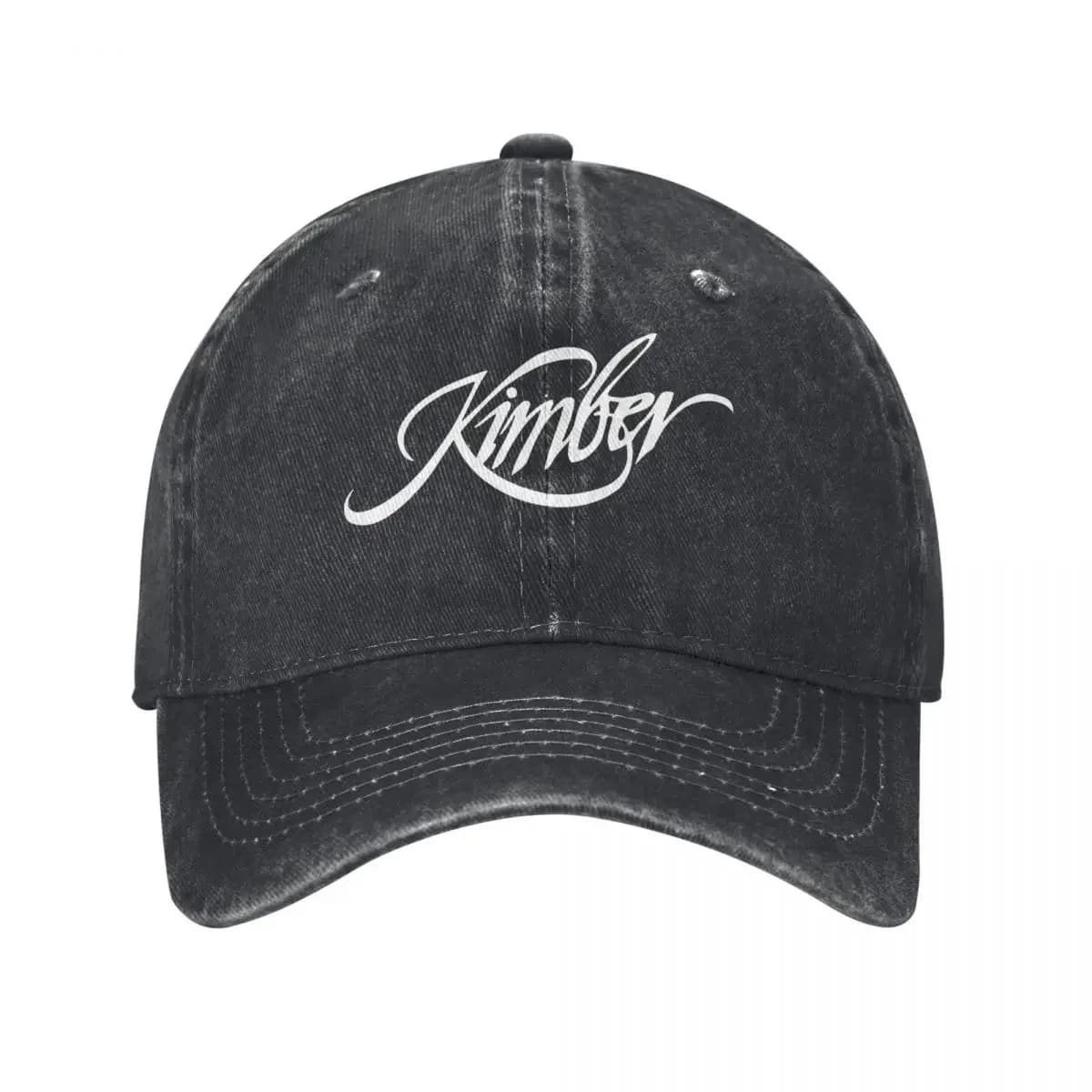 Kimber, 2nd Amendment, Pro Gun Rights, Rifle Pistol denim Hat Outdoor Adventures Mens Hats Men's Baseball Cap