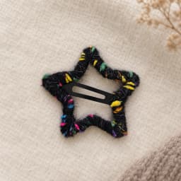 Handmade Yarn Wrapped Star Hair Clips Cute Colorful Korean Fuzzy Snap Barrettes for Women and Girls Fall Winter Hair Accessories