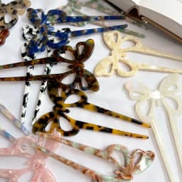 Fashion Acetate Hair Sticks U-Shaped Geometric Hairpins Creative Design Retro Hair Fork