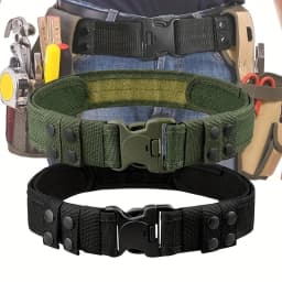 1pc Quick Release Tactical Belt for Men Fashion Style Combat Belt for Outdoor Activities and Fishing