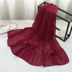 Summer Long Silk Scarf For Women Large Shawl Wrap Headband Solid Design Hijab Beach Stoles Female Foulard Echarpe Bandana