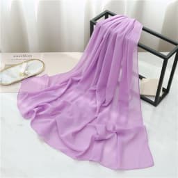 Summer Long Silk Scarf For Women Large Shawl Wrap Headband Solid Design Hijab Beach Stoles Female Foulard Echarpe Bandana