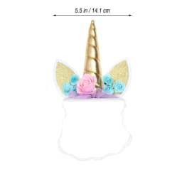 Adorable Unicorn Hair Hoop with Sparkle Horn and Ears Lightweight Comfortable for Party Carnival Cosplay Use