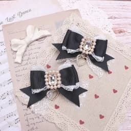 【1pair】Japanese style JK hair bow hairpin Woman accessories hair clips trendy Mini hairpin y2k accessories Lolita heart
