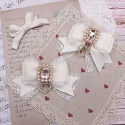 【1pair】Japanese style JK hair bow hairpin Woman accessories hair clips trendy Mini hairpin y2k accessories Lolita heart