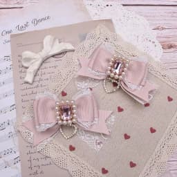 【1pair】Japanese style JK hair bow hairpin Woman accessories hair clips trendy Mini hairpin y2k accessories Lolita heart
