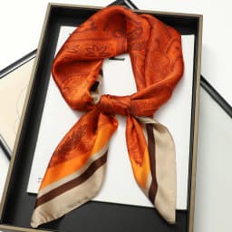 Luxury Spring Silk Scarf Women Brand Square Satin Bandana Paisley Neckerchief Wrap Soft Shawl Hijab Foulard Headband 2026