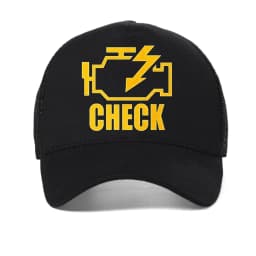 Mechanic Auto Repair Check Engine Light baseball cap Funny Birthday Gift For Men Father Husband Daddy caps mesh trucker hats