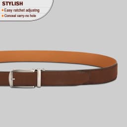 Men's Business Belt Leather Classic Alloy Buckle High Quality Casual Fashion Ratchet Adjustable Belt