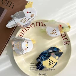 1Pcs Large Cartoon Cute Birds Acetate Hair Claw 11cm Parrot Series Claw Clips Trendy Hair Clips Hair Accessories for Women Girl