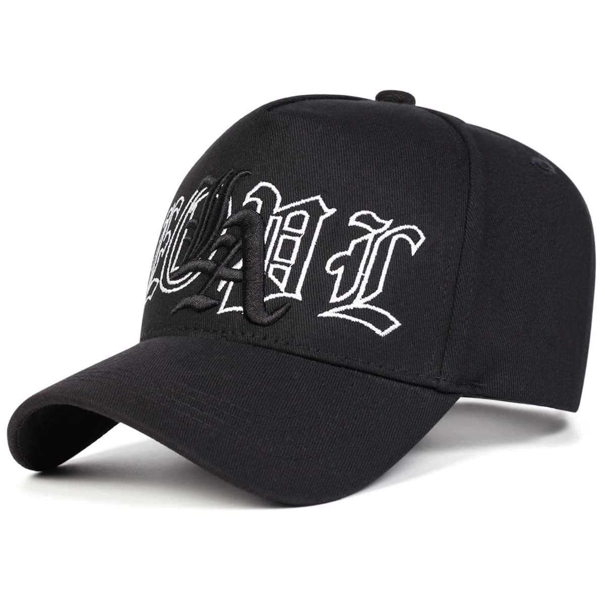 Unisex Gothic LA Embroidery Baseball Caps Spring Autumn Outdoor Adjustable Casual Hats Sunscreen Hat Sports Cap