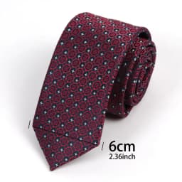 Exquisite Burgundy Red Paisley Men Tie Jacquard Woven Handkerchief Bowtie Sets Groom Wedding Party Gifts Party Accessories