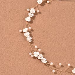 Handmade Flower Headband Elegant Soft Hair Accessories for Weddings Parties Photo Shoots Brides Girls