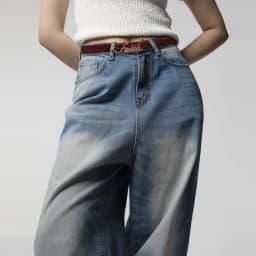 Women's Belt with Adjustable Luxury Signature Buckle Design, for Jeans & Dresses, Y2K Style Soft Comfortable Waist Belt