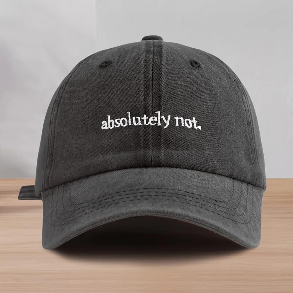 1 Retro Washed Vintage Letter Embroidered Baseball Cap for Men's Outdoor Versatile Sports Hat Suitable for Spring and Summer