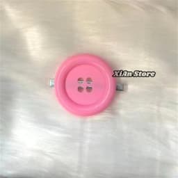 Harajuku Y2K Styles Button Hair Clips Cute Girls Hair Clip 6cm Plastic Button Barettes Clips Party Hair Subcultural Decoration