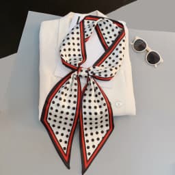 Paisley Print Skinny Scarf For Women Luxury HairBand Soft Stain Silk Ribbon Tie Neck Bag Scarf Fashion Wrist Belt Neckerchief