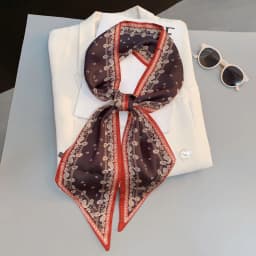 Paisley Print Skinny Scarf For Women Luxury HairBand Soft Stain Silk Ribbon Tie Neck Bag Scarf Fashion Wrist Belt Neckerchief
