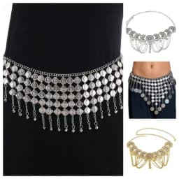 Belt Vintage Belly Dance Scarf Tassel Creative Waist Chain Bohemia Ethnic Belly Chain Dress Accessories