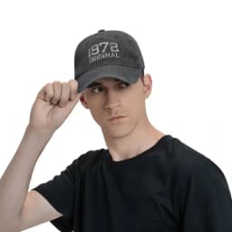 Made In 1972 Original Vintage Unisex Style Baseball Cap Dad Father 50 Years Old Distressed Caps Hat Vintage Snapback Hat