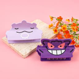 1PC Pokemon Gengar & Ditto Hair Claw Clips, Cute Anime Character Shark Clips, Acrylic Non-slip Hair Accessories for Women