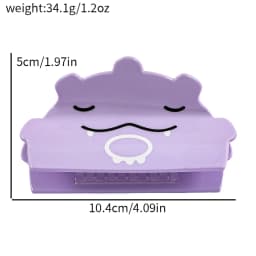 1PC Pokemon Gengar & Ditto Hair Claw Clips, Cute Anime Character Shark Clips, Acrylic Non-slip Hair Accessories for Women