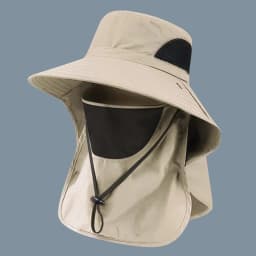 1PCS Summer Sun Hats UV Protection Outdoor Fishing Hats Men's and Women's Camping Visors Bucket Hats Neck Flap Bucket Hats
