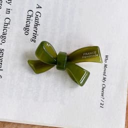 Small Mermaid Bow Strap Broken Hair Clip~Korean FRANCE Gold Label Duck billed Clip with Side Clip and Bang Clip
