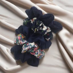 5pcs/lot Scrunchies Hair Elastic Scrunchy Ties Ropes for Ponytail Holders Floral No crease Pink Leopard Cute Purple