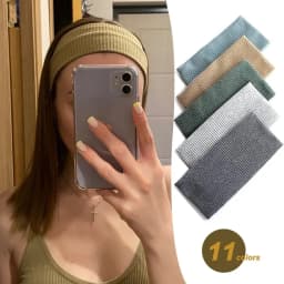 Fashion Wide Solid Color HairBands Soft Non-Slip Elastic Headband Women Girls Makeup Running Sports Yoga Vintag Hair Accessories